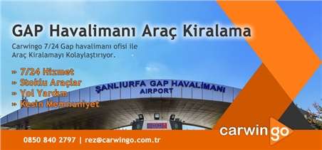 Şanlıurfa Havalimanı Araç Kiralama Şanlıurfa Havalimanı Araç Kiralama